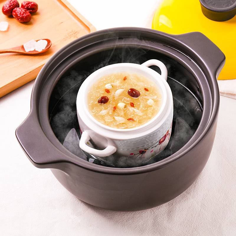 雅琪双耳炖盅2件套500ml（世表桃源）